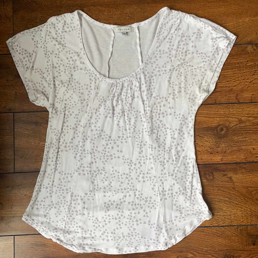 **Talula Heart Pattern Shirt